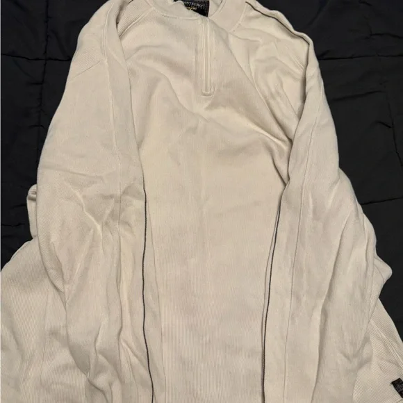 Point Zero Off-White Ribbed Sweater - Picture 3 of 3